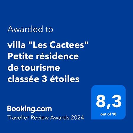 Villa "Les Cactees" Petite Residence De Tourisme Classee 3 Etoiles Antibes Exterior foto